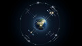 Galileo satellite constellation, illustration