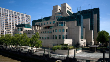 MI6 building vauxhall london england