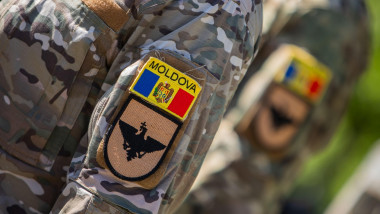 Chisinau, Moldova - april 26, 2026: Soldiers of the National Army of the Republic of Moldova.