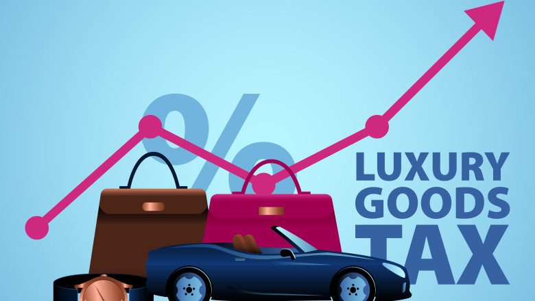 Blue Tax Luxury Items Increase Graph