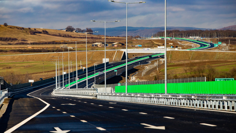 SIBIU - DESCHIDERE LOT AUTOSTRADA - SELIMBAR - BOITA - 15 DEC 20
