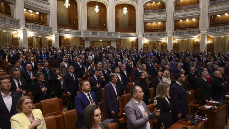 BUCURESTI - PARLAMENT - MOTIUNE DE CENZURA - GUVERN DE COALITIE