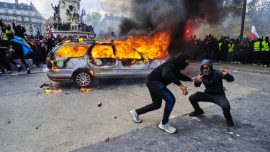 Protests are taking place in Paris on October 17