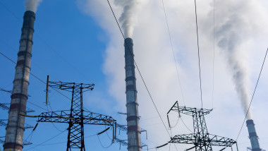 Centrală energetică din Ucraina.
