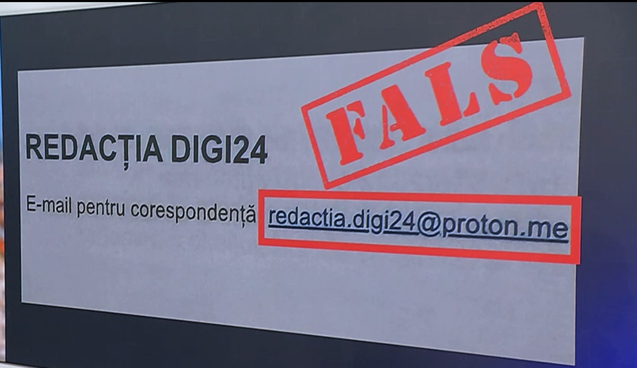 E-mailuri false trimise mai multor instituții ale statului în numele Digi24 și al lui Marian Godină. Avertismentul redacției
