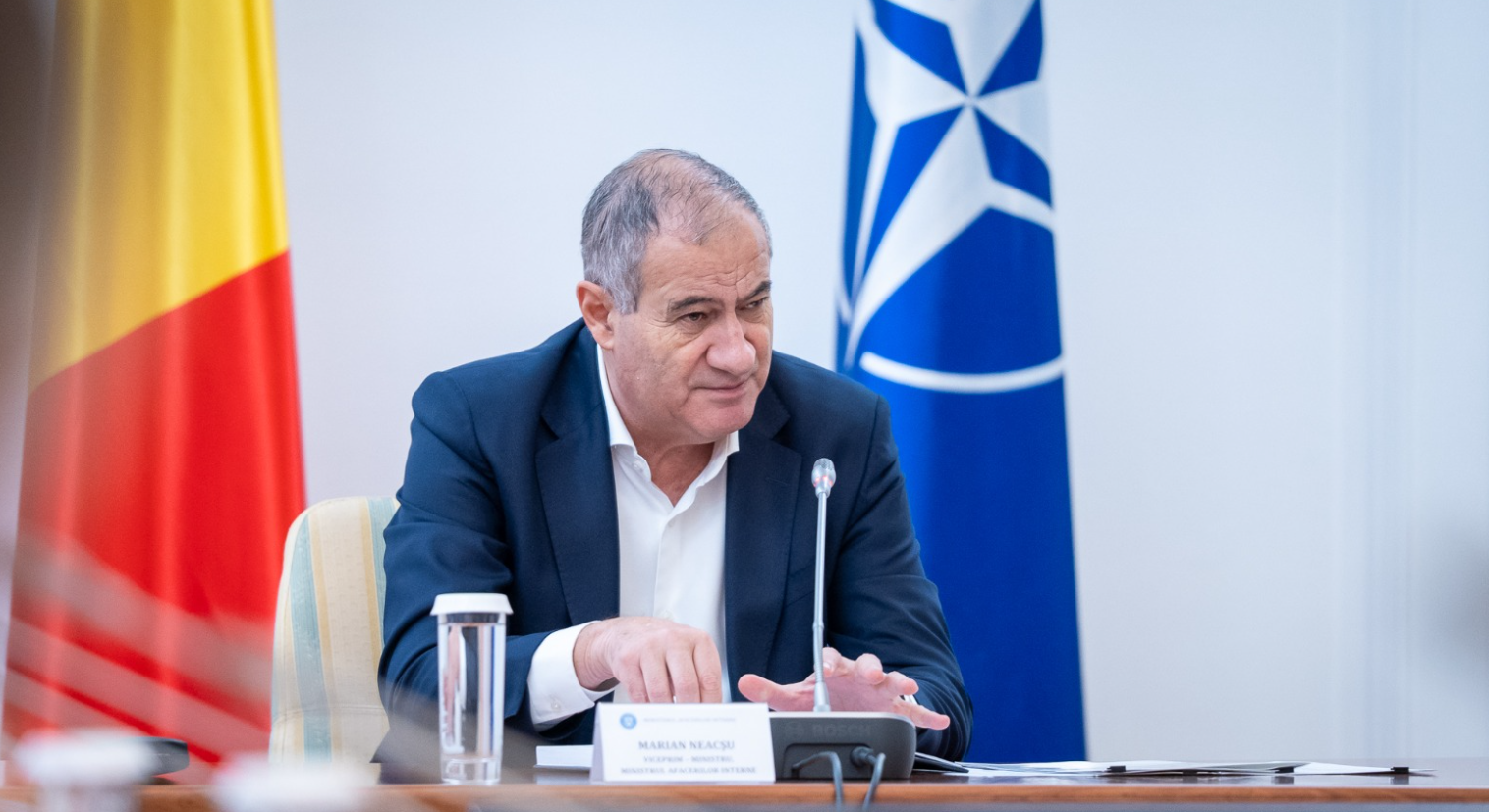 Ministrul de Interne, Marian Neacșu prima întâlnire cu sindicatele. Ce se întâmplă cu plata orelor suplimentare