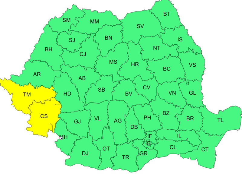 Meteorologii anunță ploi și intensificări ale vântului: două județe se ...