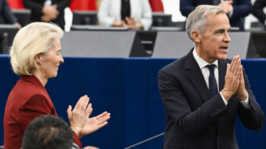 Ursula von der Leyen și Mark Carney