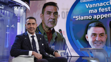 Roberto Vannacci, guest on the television broadcast Porta a Porta
