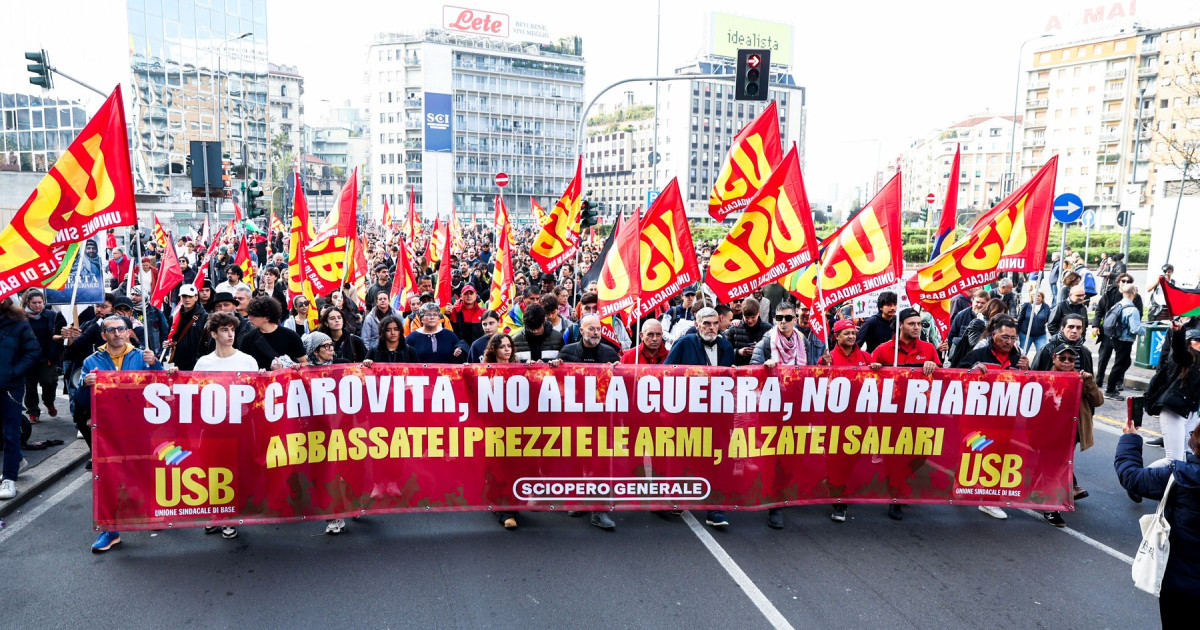 Proteste de amploare în Italia, în timpul unei greve generale a sindicatului USB
