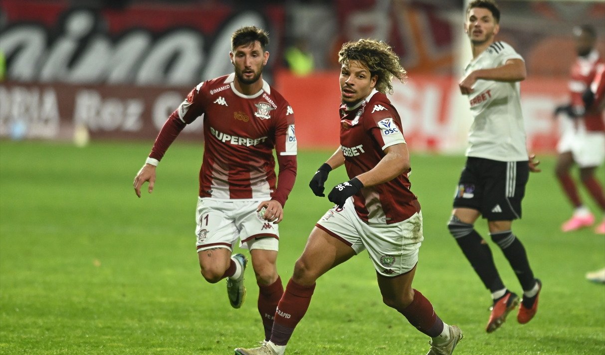 Reacția lui Jayson Papeau după ce Borja Valle a plecat de la Rapid