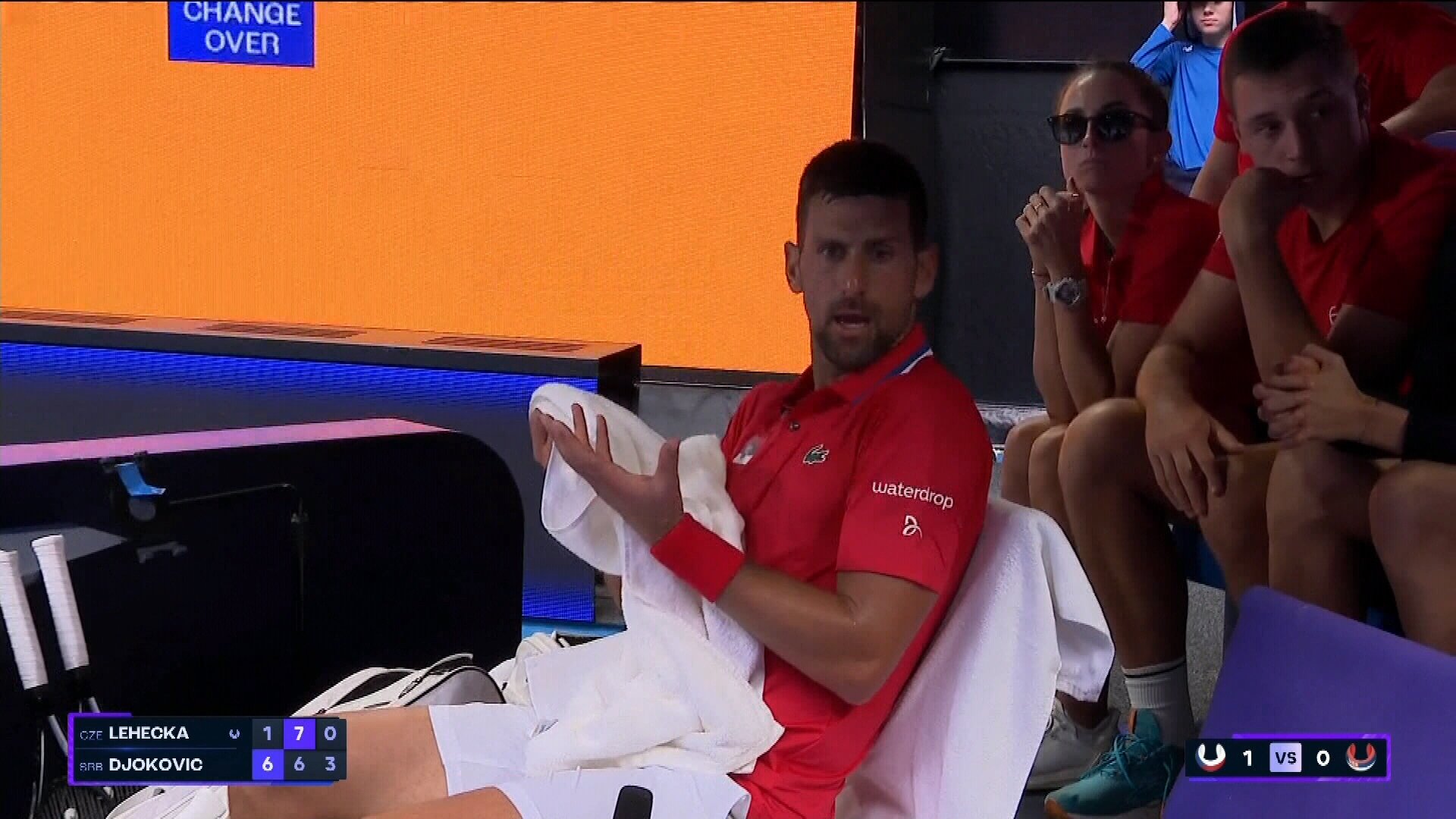 Novak Djokovic, criză de nervi: ”Ce este în regulă?”. Ivanisevic a replicat: ”Nu pot să spun nimic”
