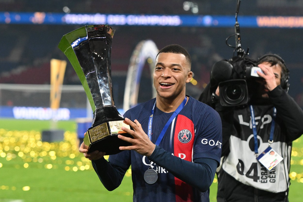 Gestul controversat făcut de Kylian Mbappe, după ce a câștigat Supercupa Franței