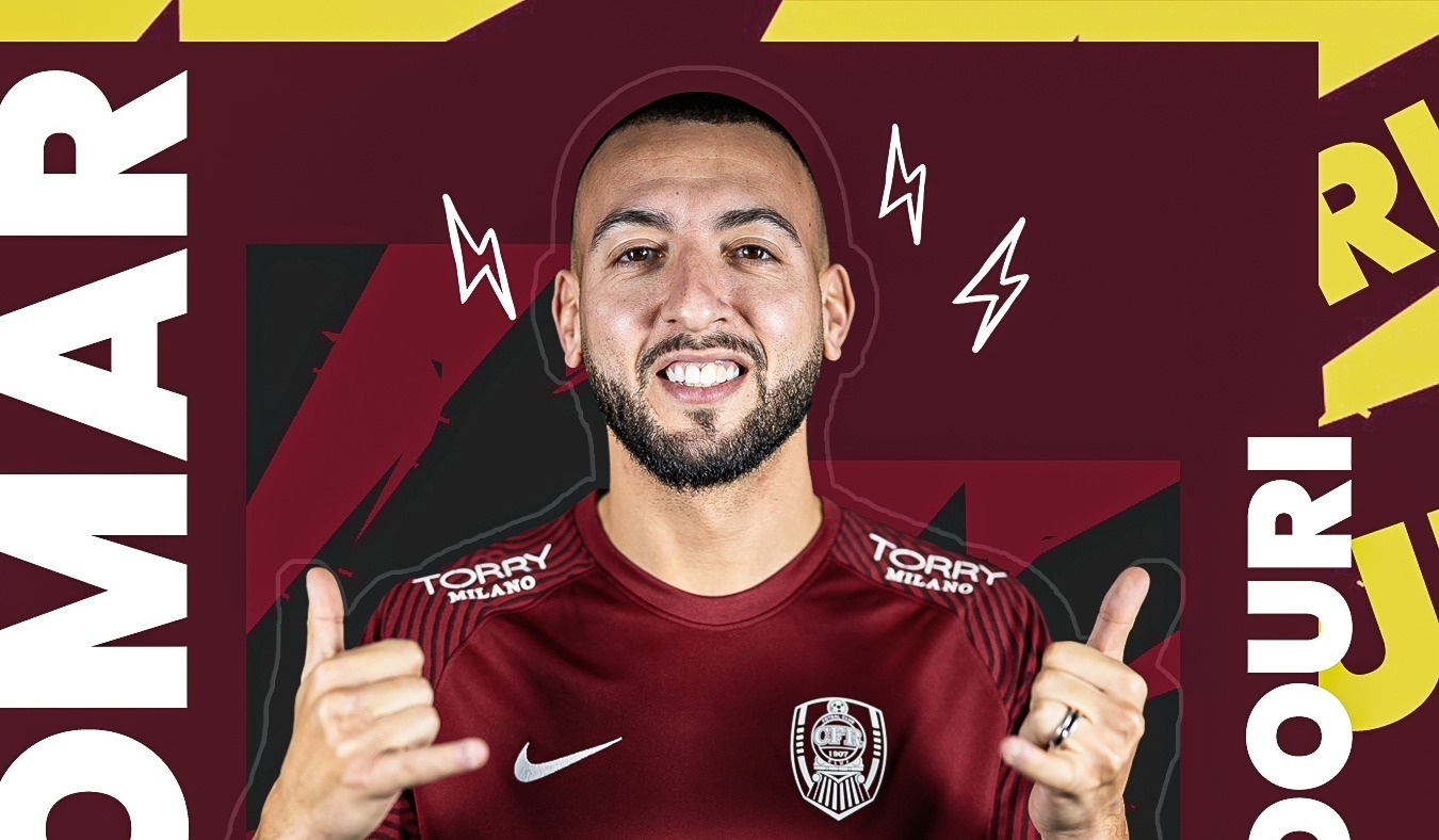 Omar El Kaddouri a semnat cu CFR Cluj: primul transfer al iernii pentru ”Feroviari”
