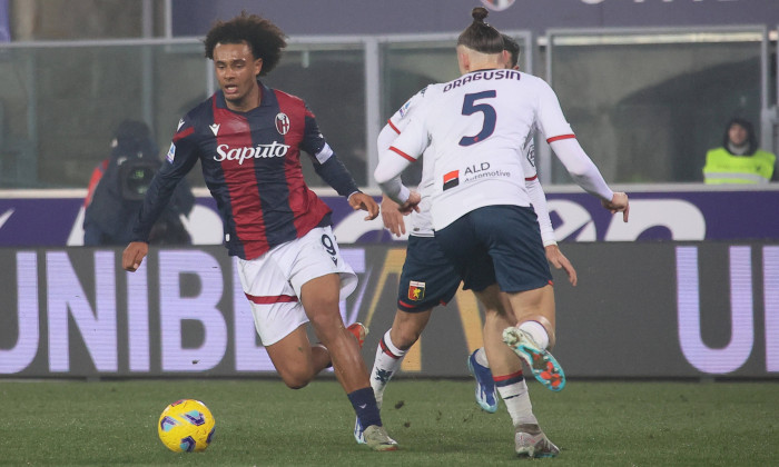 Joshua Zirkzee (Bologna f.c.) during the Italian Serie A TIM championship match Bologna f.c. Vs Genoa f.c. at DalĂ˘&amp; x80