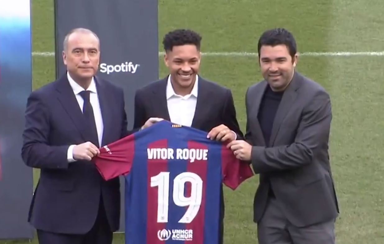 Vitor Roque a fost prezentat oficial la FC Barcelona, după ce a debutat deja pentru catalani