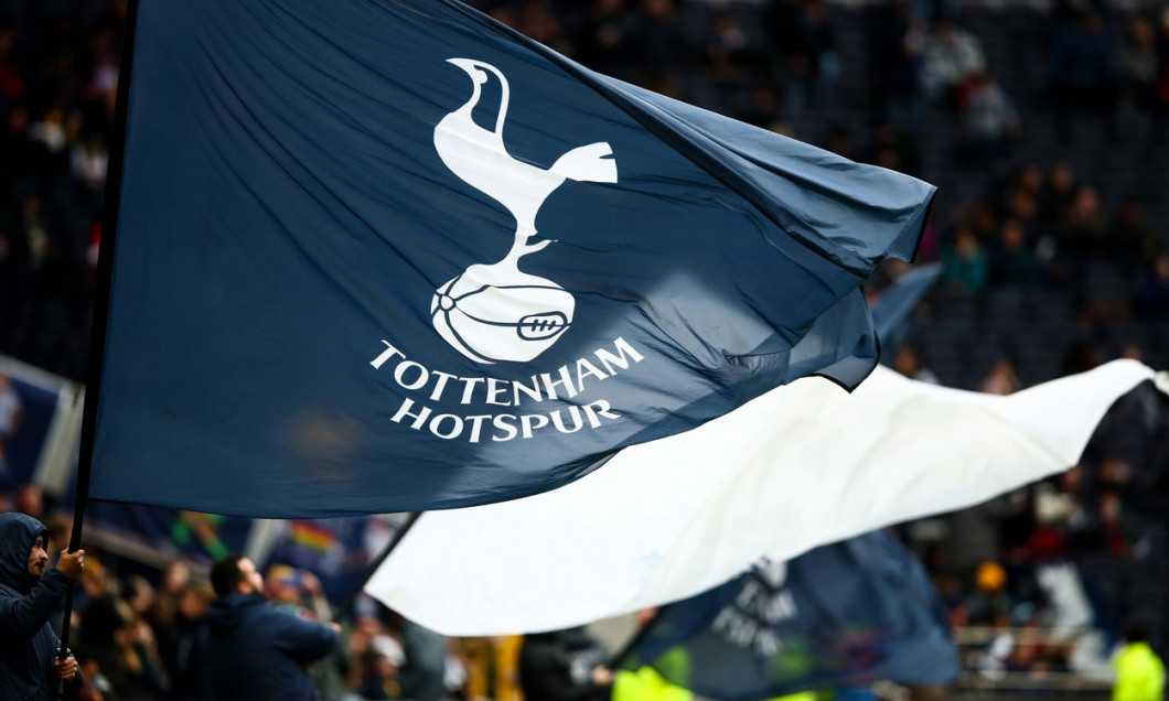 A Tottenham flag during the Barclays FA Womens Super League game between Tottenham Hotspur and Arsenal at Tottenham Hots