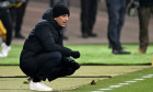 30.11.2023, xjhx, Fussball UEFA Conference League, Eintracht Frankfurt - PAOK Saloniki emspor, v.l. Trainer Razvan Luces