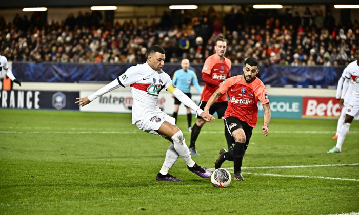 FOOTBAL : US Revel vs PSG - 32eme de Finale de la Coupe de France - Castres - 07-01-2024