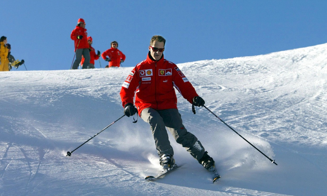 Formula 1 - Michael Schumacher skiing in Italy