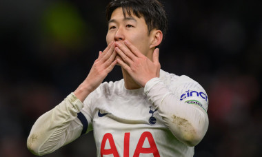 London, UK. 31st Dec, 2023 - Tottenham Hotspur v AFC Bournemouth - Premier League - Tottenham Hotspur Stadium. Tottenham's Heung-Min Son blows a kiss to the fans at the final whistle against Bournemouth.