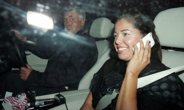 Carlo Ancelotti and Marina Cetu out and about, London, Britain - 13 Jul 2010