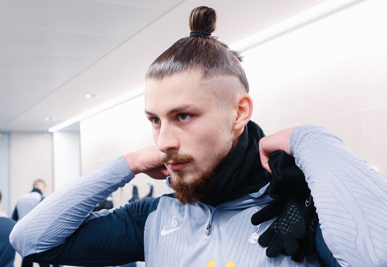 Radu Drăgușin, la primul antrenament pentru Tottenham
