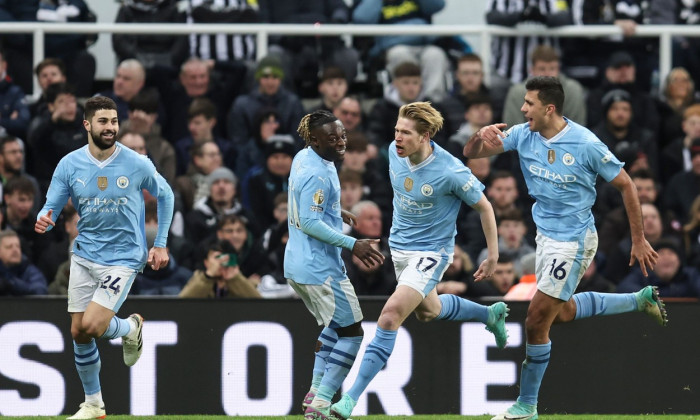 Newcastle United v Manchester City, Premier League, Football, St James' Park, Newcastle, UK - 13 Jan 2024