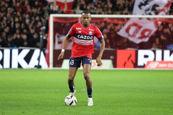 Tiago Djalo (Losc) lors du match LOSC vs BREST - Ligue 1 Uber Eats - Decathlon Arena stade Pierre Mauroy Villeneuve d As