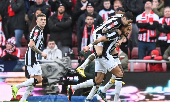 Sunderland v Newcastle United, Emirates FA Cup, Third Round, Football, The Stadium of Light, Sunderland, UK - 06 Jan 2024