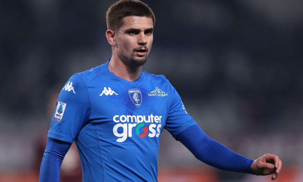 Turin, Italy. 16th Dec, 2023. Razvan Marin of Empoli FC during the Serie A match at Stadio Grande Torino, Turin. Picture credit should read: Jonathan Moscrop/Sportimage Credit: Sportimage Ltd/Alamy Live News