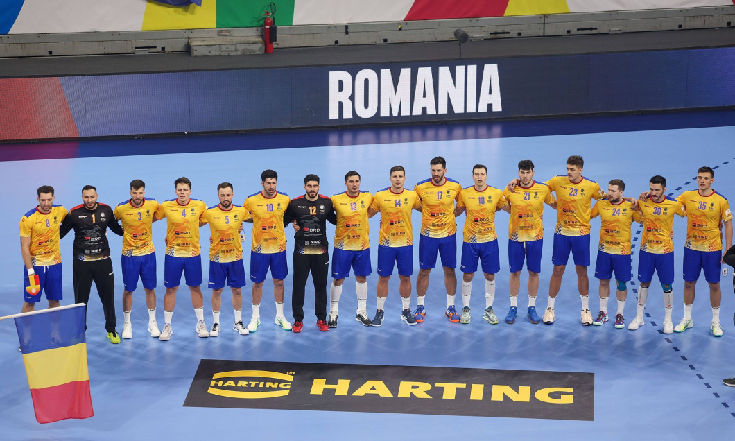 2024.01.16 SAP Arena Mannheim, Tuesday 16 January 2024 EHF EURO 2024 PRELIMINARY ROUND GROUP B Croatia - Romania v.l., l