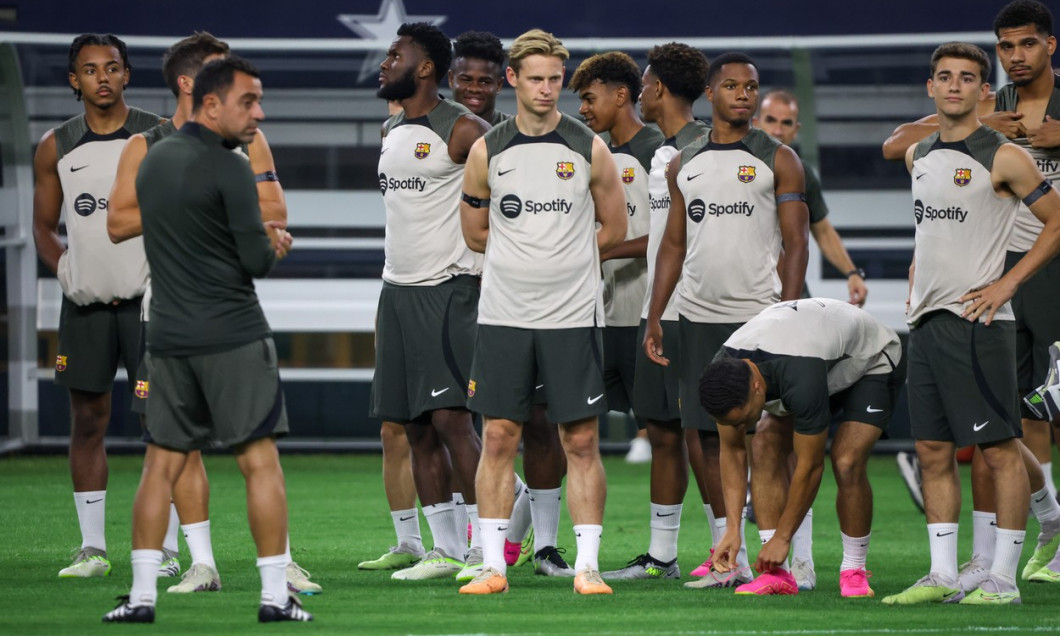 Barcelona team training session, Dallas, Texas - 28 Jul 2023