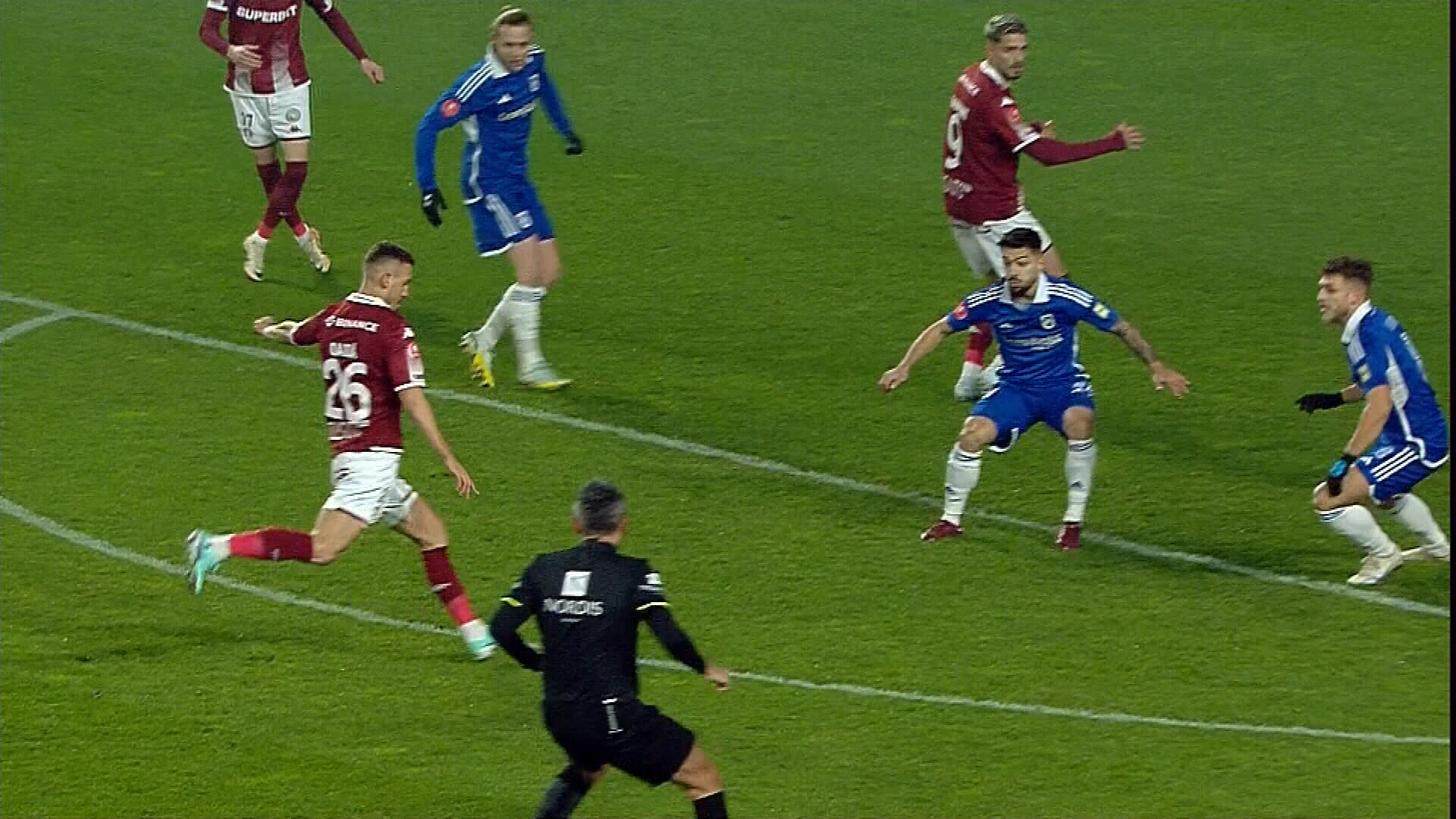 Rapid - FCU Craiova 0-1, ACUM, pe Digi Sport 1. Oltenii deschid scorul în Giulești