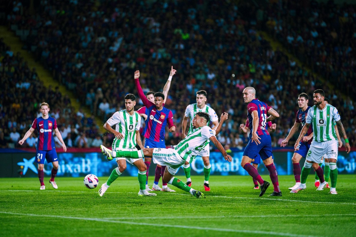 Betis - Barcelona 0-1, ACUM, în direct la Digi Sport 2. Ferran Torres deschide scorul