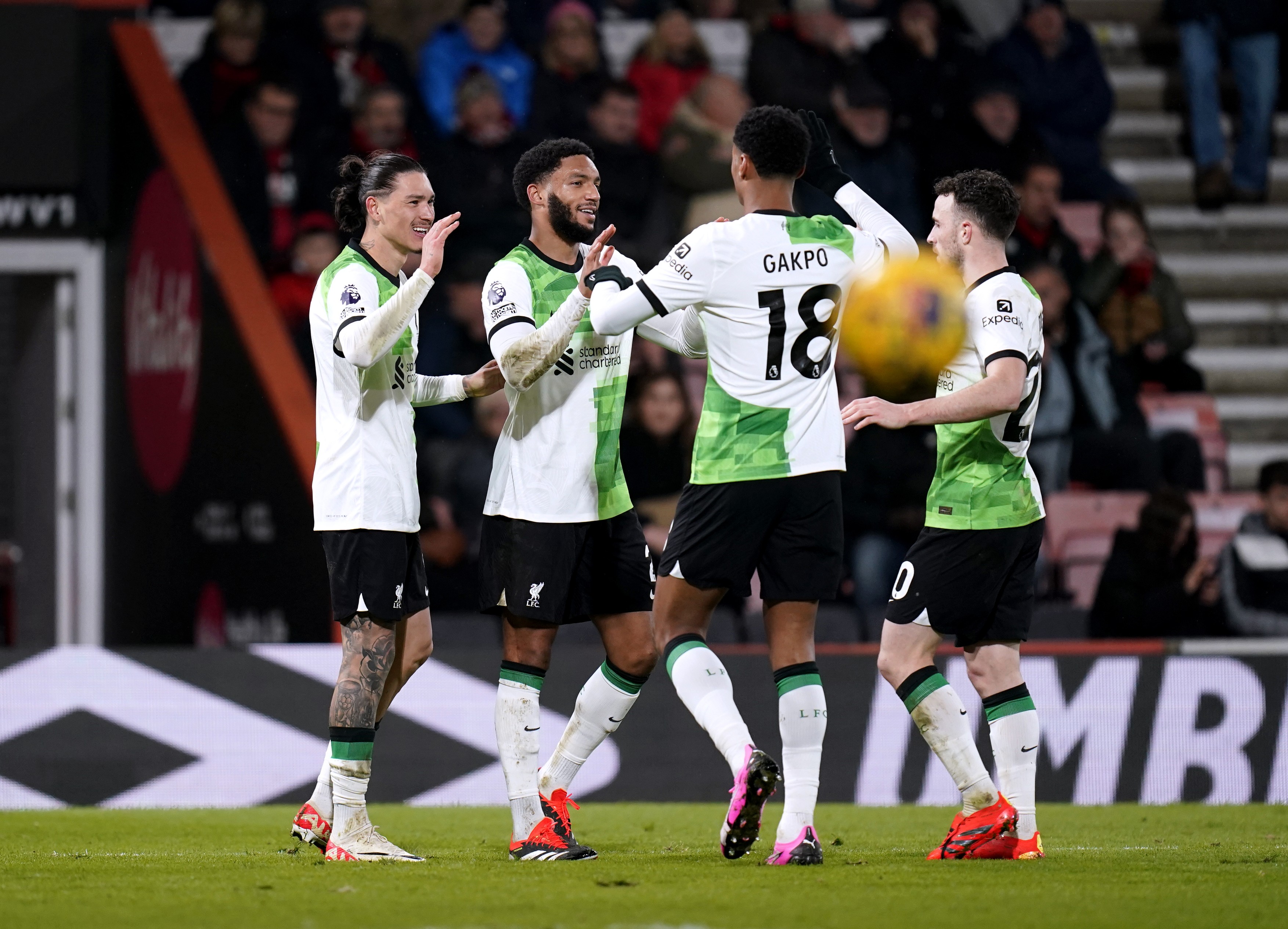 Bournemouth - Liverpool 0-4. ”Cormoranii” își consolidează prima poziție din clasament
