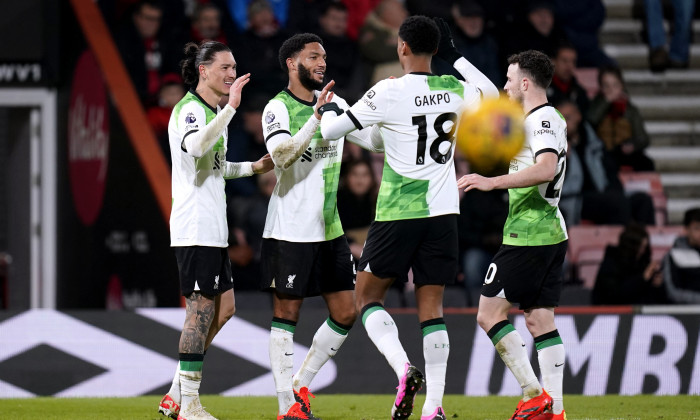 Bournemouth v Liverpool - Premier League - Vitality Stadium