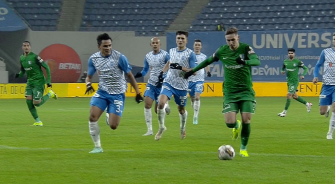 Universitatea Craiova - Farul 1-2. Campioana României urcă pe loc de play-off, după un meci spectaculos