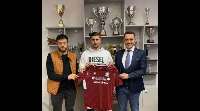 Victor Angelescu, Horațiu Moldovan și Bogdan Apostu, la Rapid / Foto: Facebook-@bogdanapostu