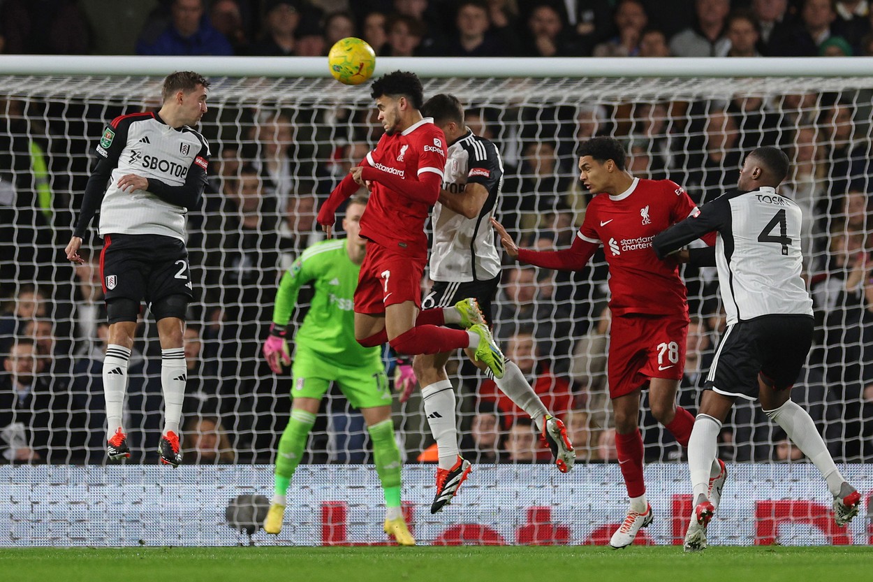 Fulham - Liverpool 1-1. ”Cormoranii” s-au calificat în finala Cupei Ligii Angliei, unde o vor întâlni pe Chelsea