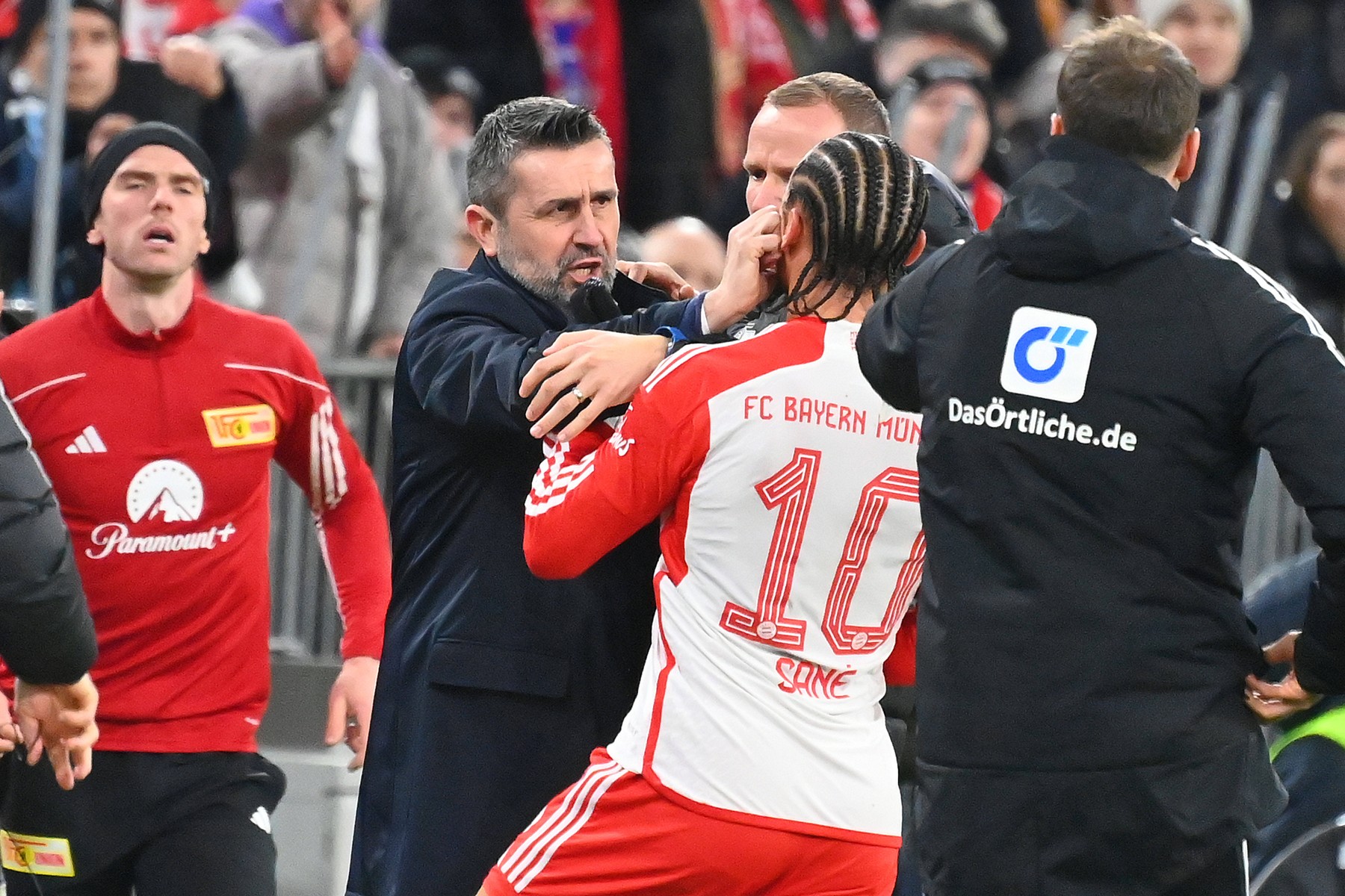 Antrenorul lui Union Berlin și-a aflat sancțiunea, după ce l-a lovit pe Leroy Sane pe teren