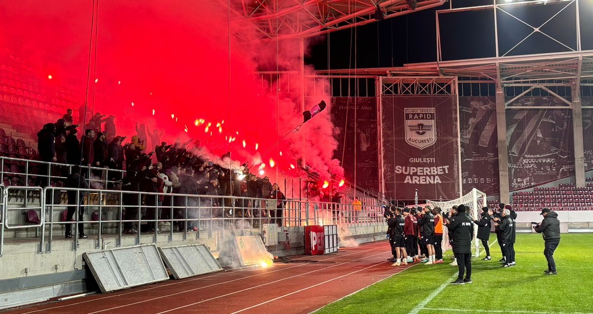 Galeria Rapidului, spectacol în Giulești înaintea derby-ului cu Dinamo!