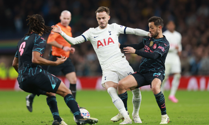 Tottenham Hotspur v Manchester City, Emirates FA Cup, Fourth Round, Football, Tottenham Hotspur Stadium, London, UK - 26 Jan 2024