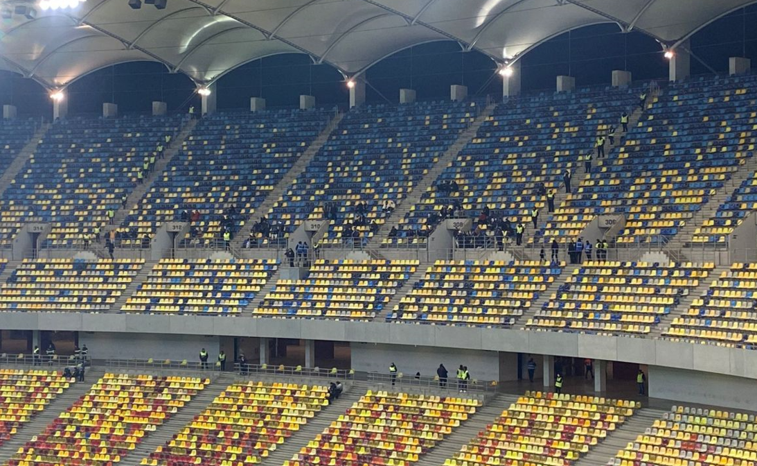 Nu au primit mesajul! Câți suporteri ai Rapidului au mers pe Arena Națională la meciul cu Dinamo