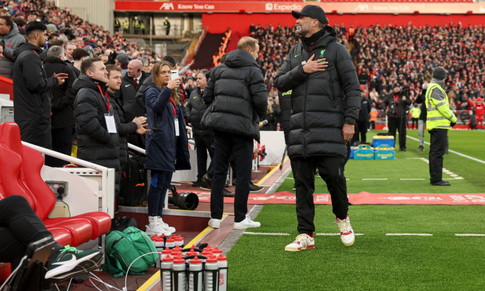 Liverpool v Norwich City, Emirates FA Cup, Fourth Round, Football, Anfield, Liverpool, UK - 28 Jan 2024