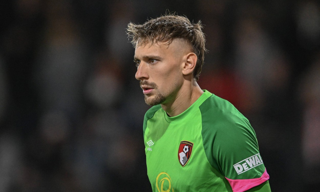 Bournemouth v Stoke City Carabao Cup Ionut Andrei Radu of Bournemouth during the Carabao Cup Third Round match at the Vi