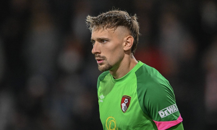 Bournemouth v Stoke City Carabao Cup Ionut Andrei Radu of Bournemouth during the Carabao Cup Third Round match at the Vi