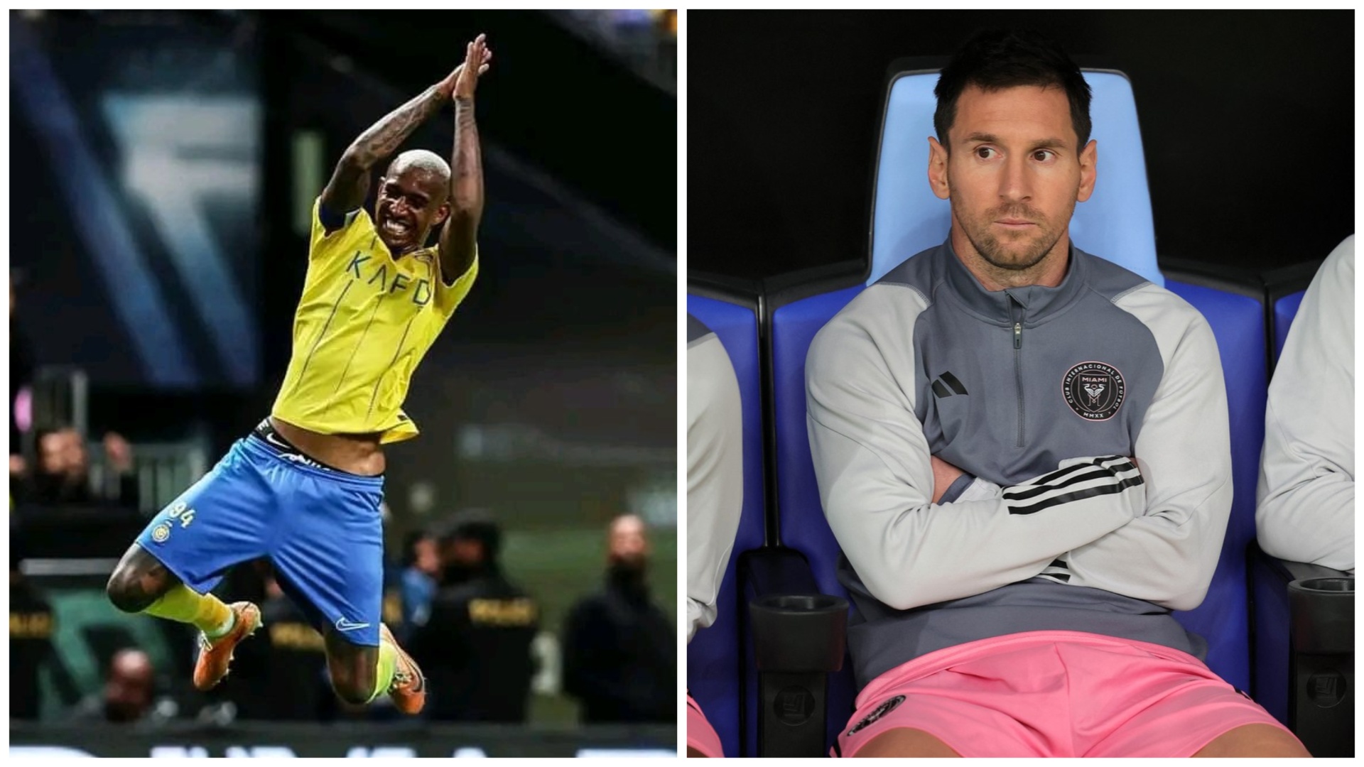 Colegul lui Cristiano Ronaldo nu s-a putut abține în fața lui Lionel Messi la meciul Al Nassr - Inter Miami