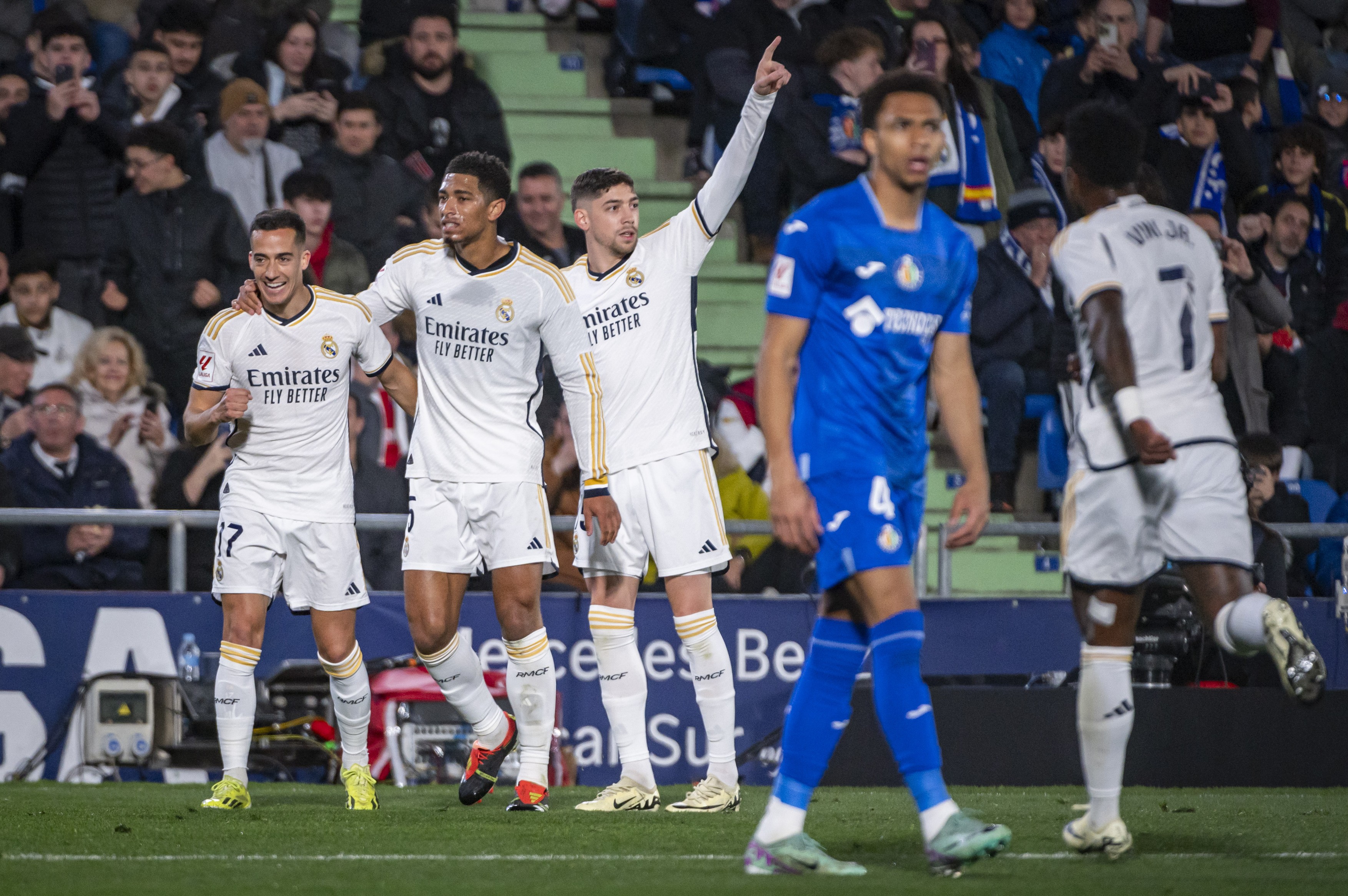 Getafe - Real Madrid 0-2, ACUM, în direct la Digi Sport 1. ”Los blancos” își dublează avantajul