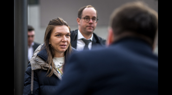 Simona Halep în prima zi de audieri la TAS / Foto: Profimedia